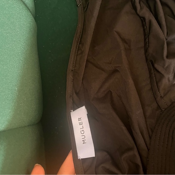 Mugler Chain Detail Ruched Skirt - Picture 6 of 11